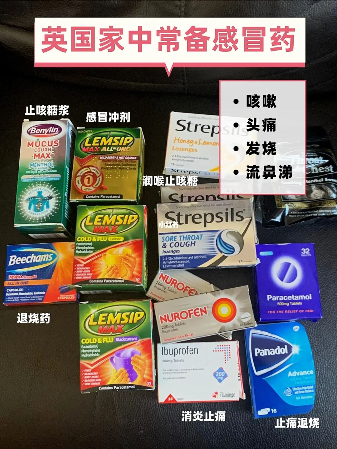 英国留学带药，英国留学可带的药品