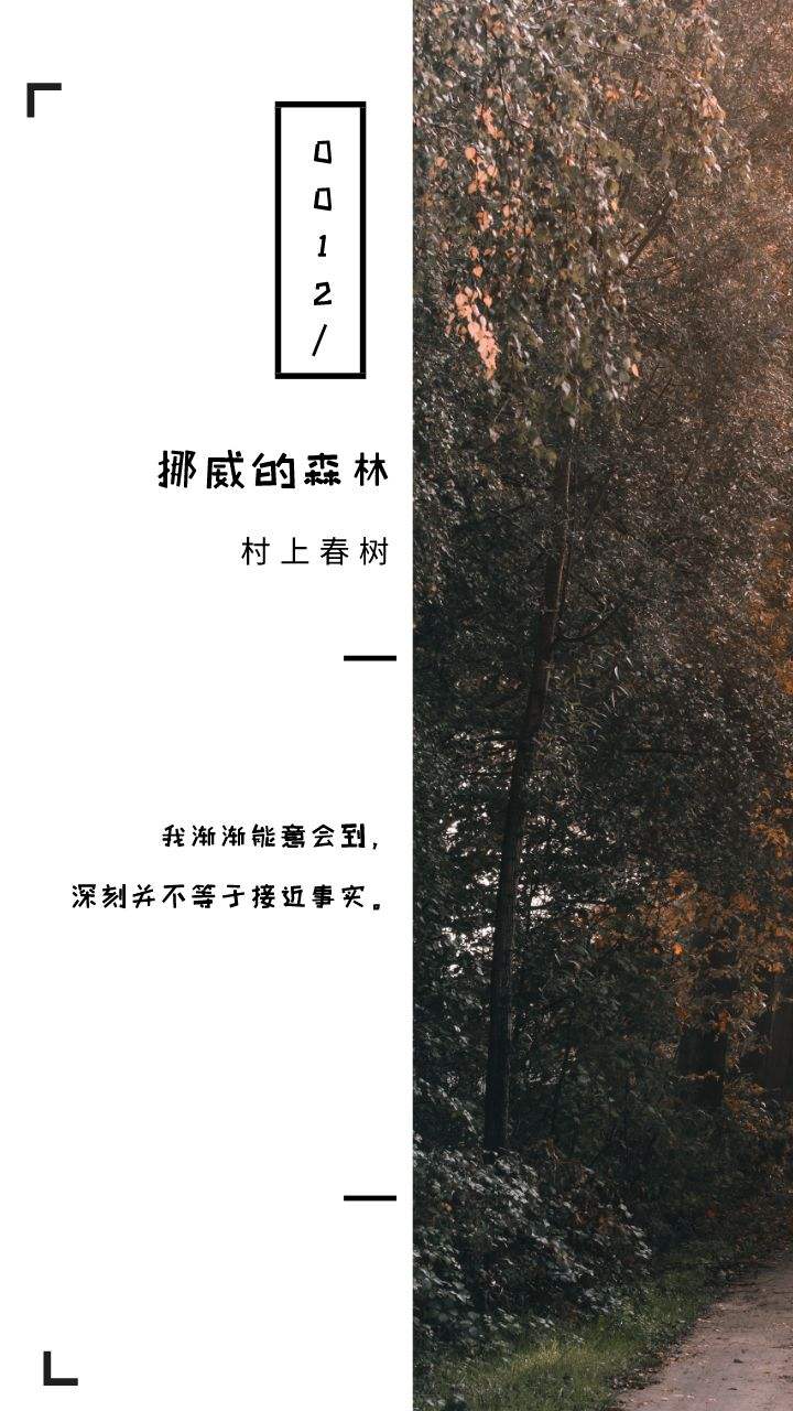 挪威的森林片段，挪威的森林片段电影