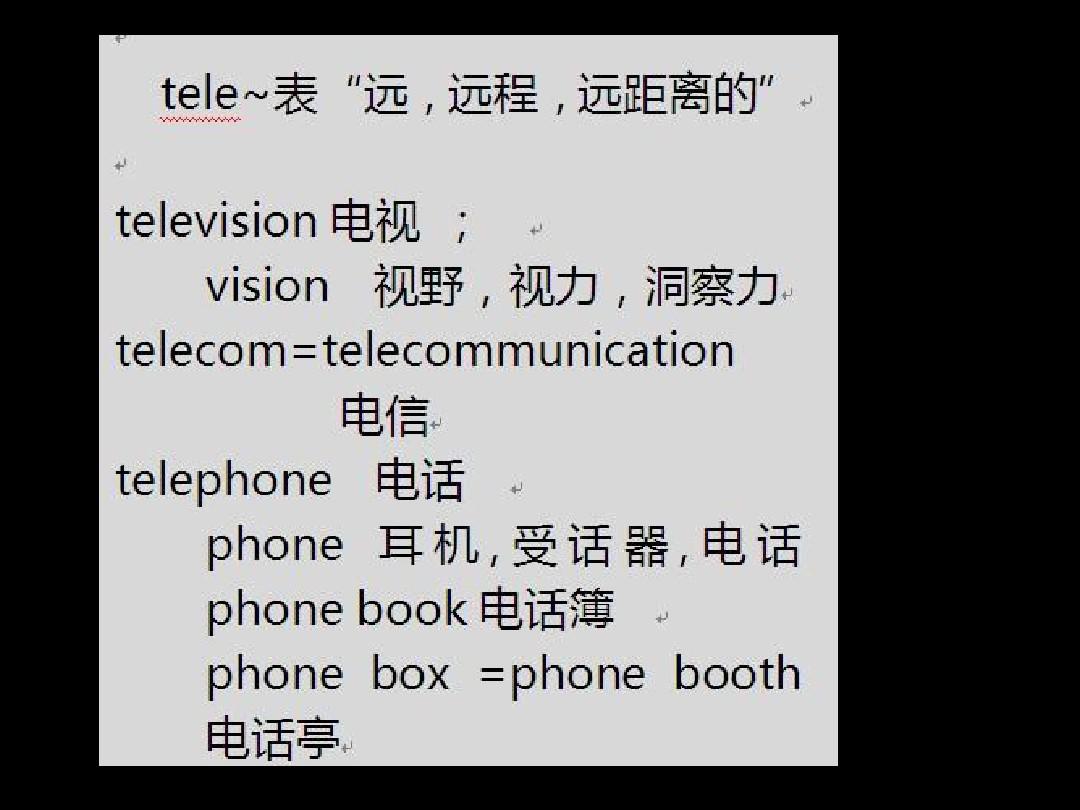 ab前缀，ab前缀开头的英文单词