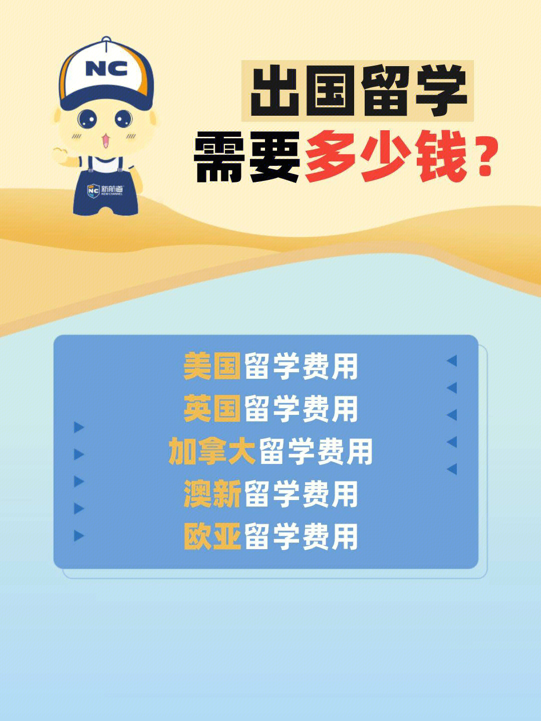 出国留学钱，出国留学最低费用