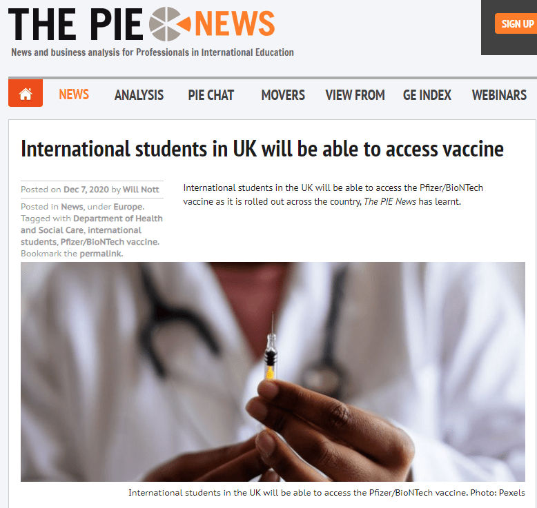 德国留学疫苗，德国留学生疫苗