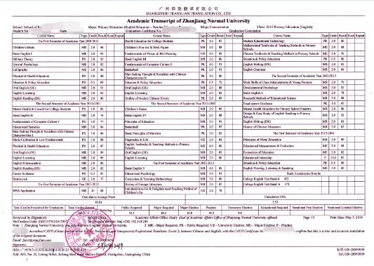 留学用成绩单，留学用成绩单吗