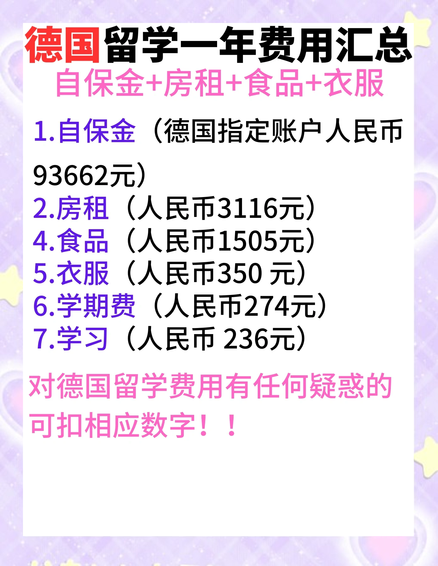 德国留学自保金，德国留学自保金什么时候交